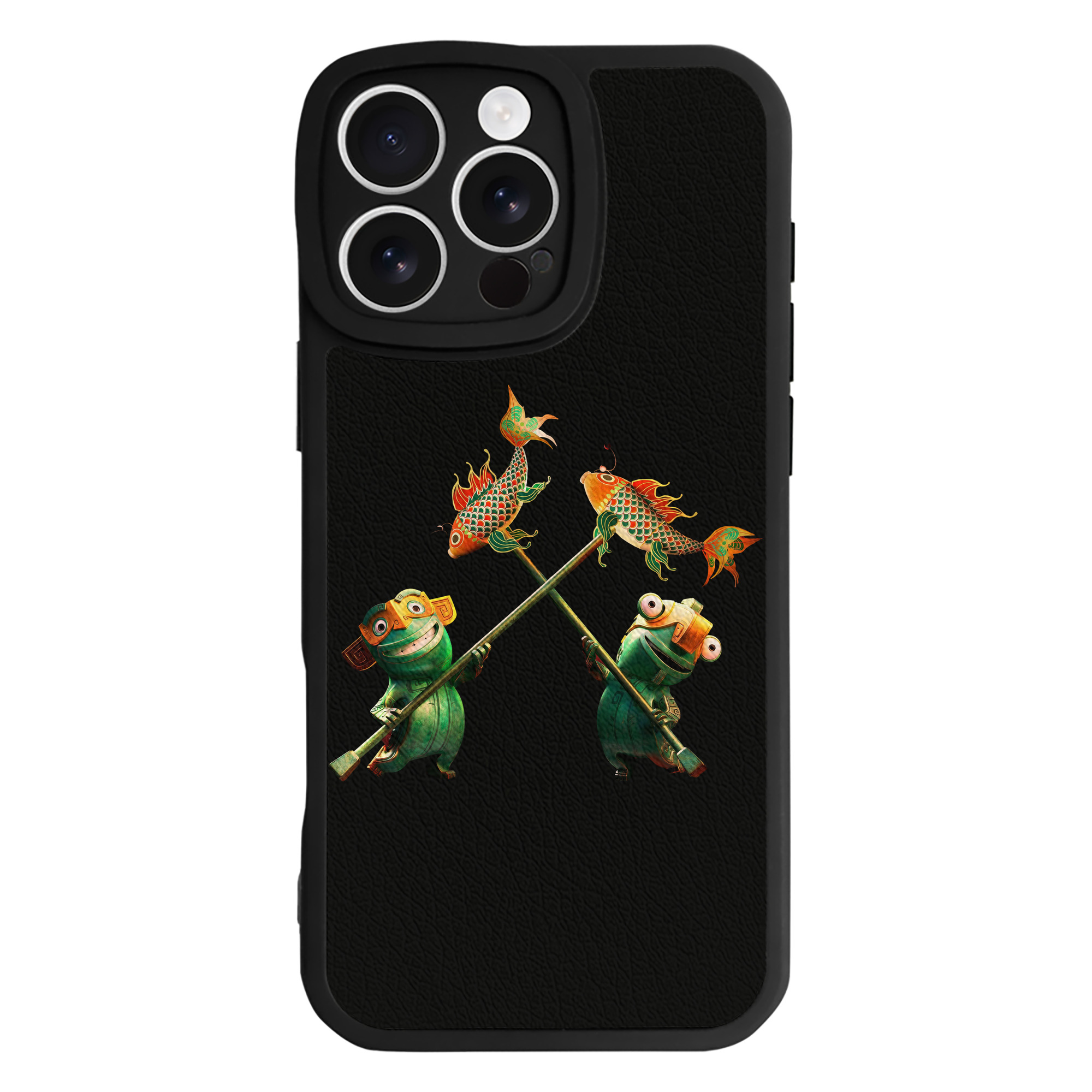（画像用） Ne Zha 2 ナタ 魔童の大暴れ 【iPhone 16シリーズ対応】シリコンスマホケース（レザー調） 材質：シリコン